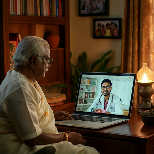 Palliative care video consultation
