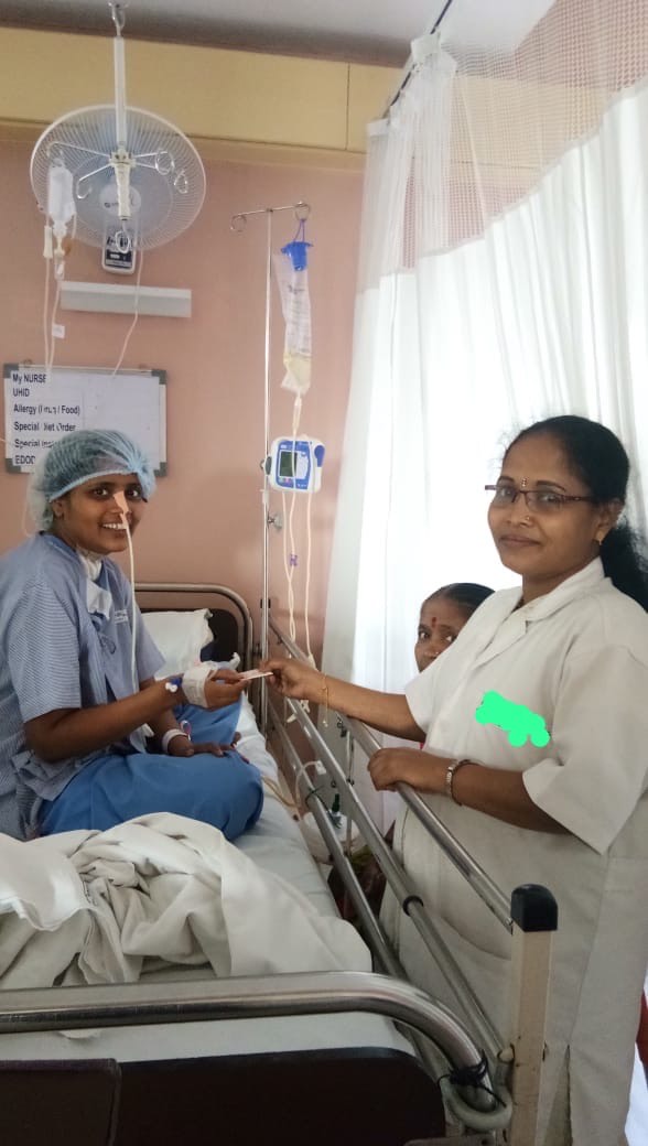 Palliative care nurse's visit