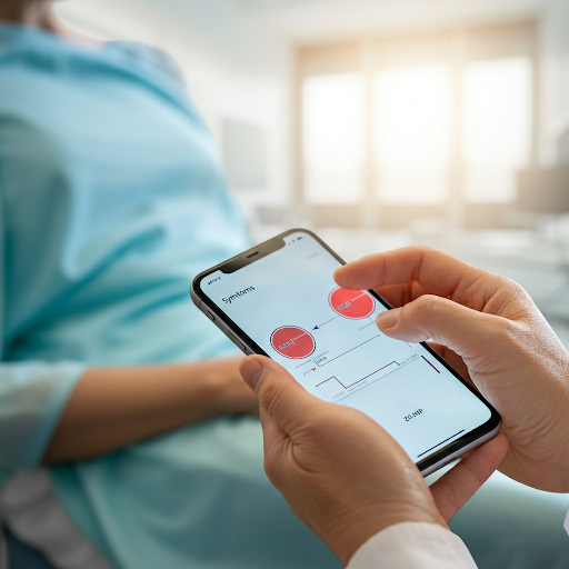Tracking of symptoms in palliative care